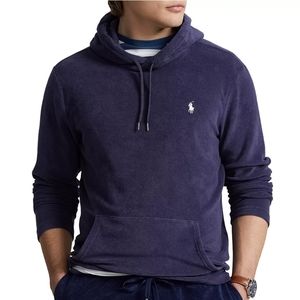 Men's Navy Blue Polo Ralph Lauren Hoodie XXL
